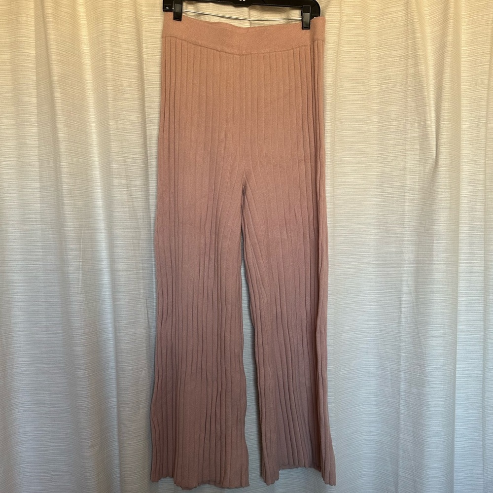 Comfortable & Chic: Sincerely Jules Wide Leg Knit Pants (Size XL, 28” inseam)
